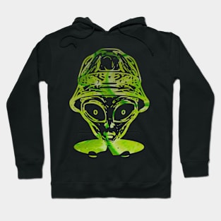 Surprising green space design , Funny Alien Hoodie